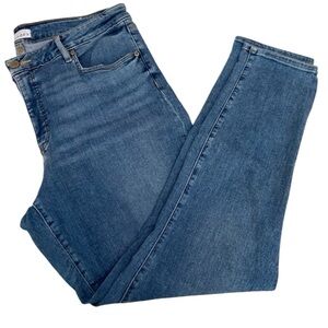 LOFT SKINNY CROP JEANS SIZE 32/14